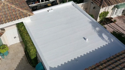 Coating on Flat Roof Restoration Photo